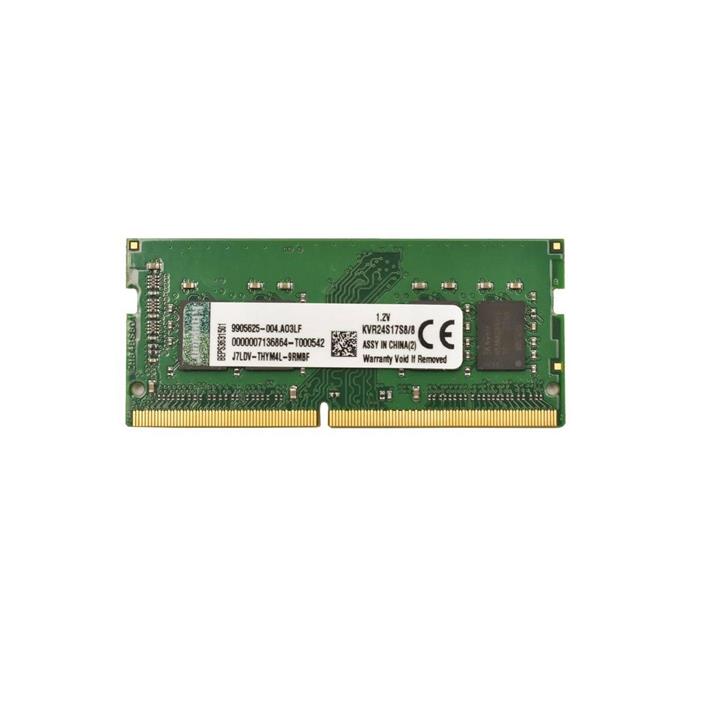 رم لپ تاپ DDR4 کینگستون 8 گیگابایت با فرکانس 2400 مگاهرتز KingSton DDR4 8GB 2400MHz PC4-19200 Laptop Memory